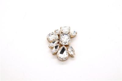 China Popular Fashion Style Crystal Shoe Clips Rhinestone Chain Buckle for sale