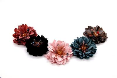 China Rectangle Style Satin Ribbon Flowers Inner Diameter 2.4cm For Decorations for sale