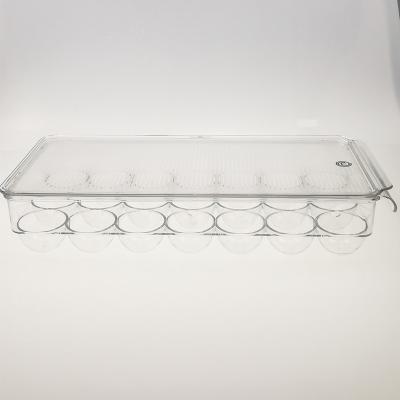 China Freshness Preservation High Quality Clear Refrigerator Plastic Egg Box Plastic Equipment for sale