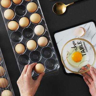 China Drawer Type Egg Freshness Preservation Refrigerator Egg Holder Refrigerator Egg Dispenser Storage Box Container for sale