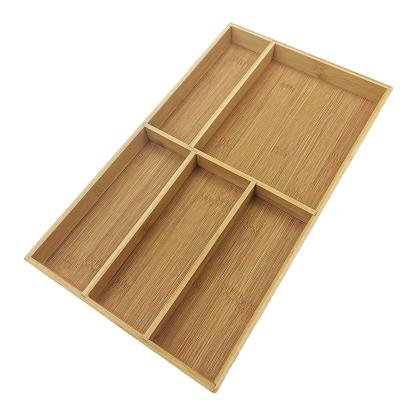 China Kitchen Sustainable Organizer Bamboo Water Bottle Organizer for sale