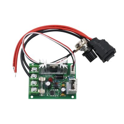 China dc motor speed control board XD-10A speed control drive switch 12v24v dc motor governor 120W high power micro changeover regulating board for sale