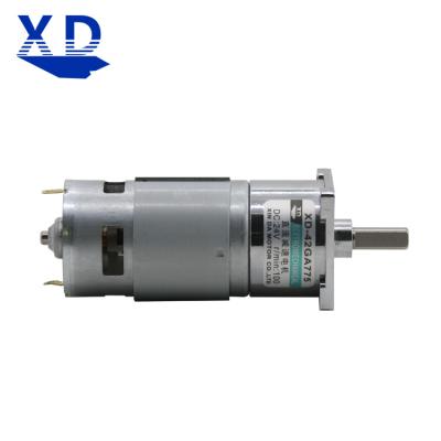 China Totally Enclosed High Torque 85kg 6V 12V 24V, CM Planetary Gear GA42Y-775 PMDC Gearbox 775 PA Motor For Auto Curtain for sale