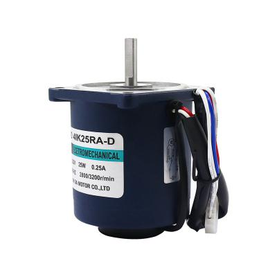 China AC 220V High Speed ​​Motor 25W Large Torque Motor Single Phase Positive And Negative Small Controllable Motor Word XD-4IK25RA-D for sale