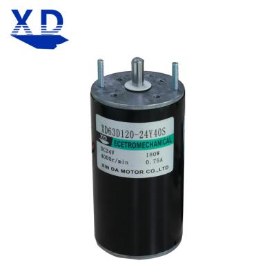 China 12V24V 180W DC Motor High Speed ​​Drip-proof Motor Positive and Negative Speed ​​Micro DC Motor for sale