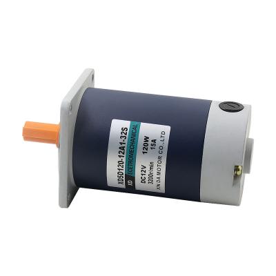 China 120W Drip-proof Miniature Permanent Magnet Motor 12V 24V Speed ​​Regulating Motor 1800 RPM Forward And Reverse Motor High Speed for sale