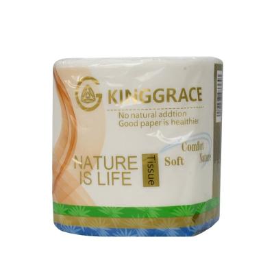 China Kinggrace Pulp Virgin Original Roll Bamboo Toilet Paper Soft Toilet Paper Eco-friendly Manufacturing for sale