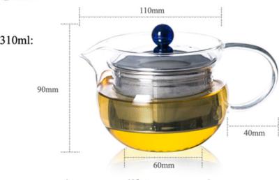 China Heat resistance Glass Tea Pot for sale