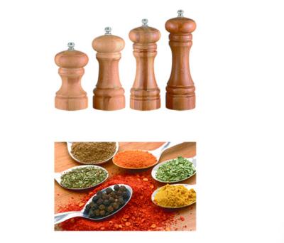 China Bamboo salt & pepper mills for sale