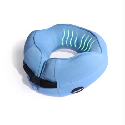 China New Design 100% Pure Ergonomic Anti-Static Memory Foam Travel Pillow For Airplanes And Car for sale