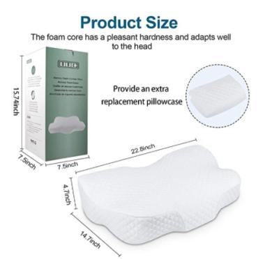 China Anti-Static Orthopedic Pillow Neck Pillow With Ergonomic Design For Neck And Shoulder for sale