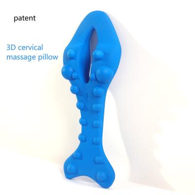 China Wholesale Portable Therapy Mermaid Shape Massage Thorn Traction Neck Rest Pillow for sale