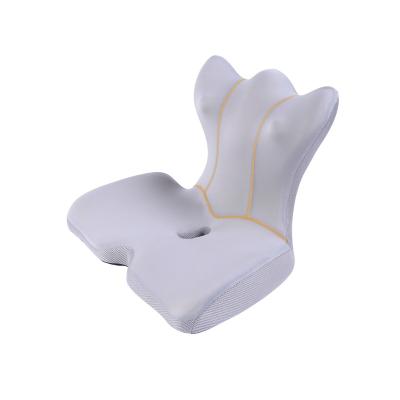 China New Anti-Static Ergonomic Orthopedic Massage Memory Foam One Piece Waist Cushion for sale