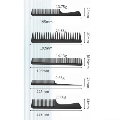 China Home Hot Amazon Carbon Fiber Hair Combs General Grooming Styling Comb for sale