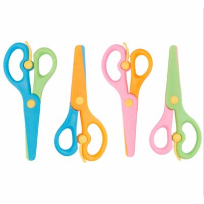 China Hand scissors candy color child safety scissors diy paper cutting tools student stationery handmade scissors for sale