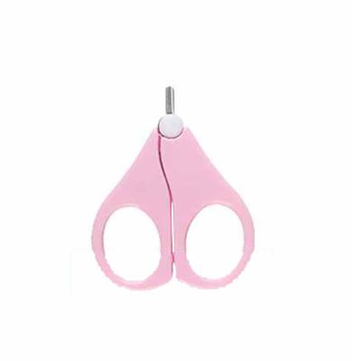 China Right Handed Scissors Customized Safety Mini Nail Clippers Newborn Scissors Baby Nail Care Tool Baby Nail Kit for sale