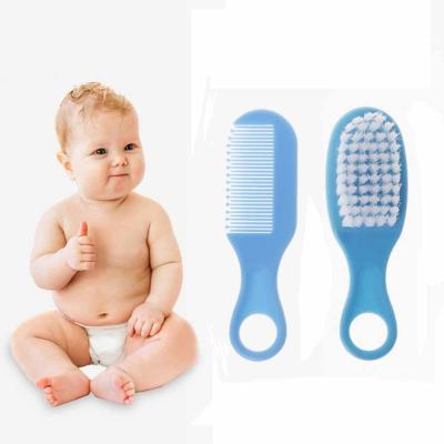 China Eco-freindly Free Sample Baby Brush Head Baby Fetal Scaling Safe Comb for Newborn Children Hair Scaling for sale