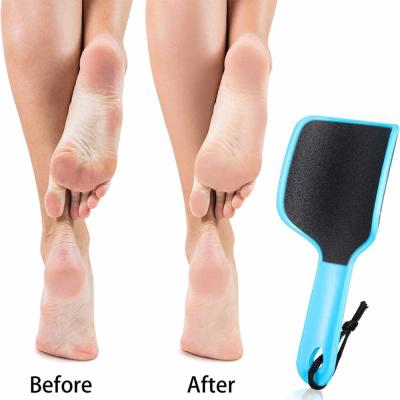 China Low MOQ Eco-friendly U-shaped Foot File Pedicure Foot Care Tool Double Side Scrub Foot Scrubber for sale