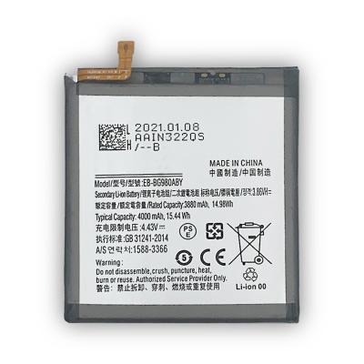 China Mobile Phone For Samsung Galaxy S20 G980 3800mAh Li-ion Battery EB-BG980ABY Replace Universal Part Phone Battery for sale