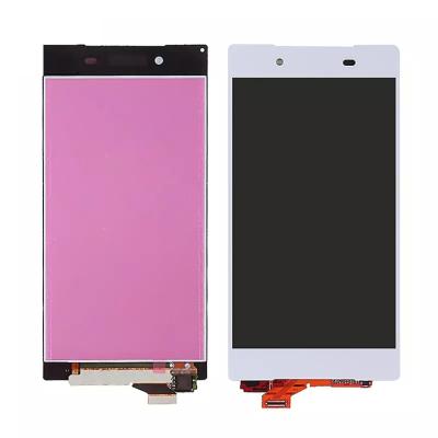 China 3 times QC test before shipping Quality Display Touch Screen Digitizer Mobile Phone LCD Assembly For Sony Z5 Display White for sale