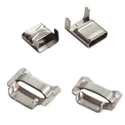 China Stainless Steel Buckle SS201 304 Stainless Steel 316 Strapping Buckle For Clipping for sale