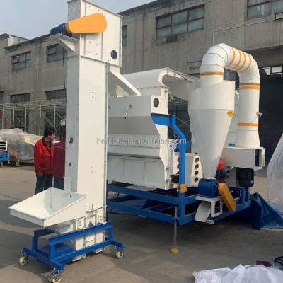 China oat seed wheat kalonji canary seed grain pre cleaning machine with fine air screen cleaner gravity table separator for sale