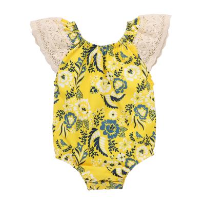 China 2021 summer wholesale cute sleeveless baby romper baby sleeveless flower baby kids romper nothing for sale