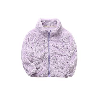 China Idyllic Sugar Color Plain Color Windproof Baby Windproof Jackets Winter Style Baby Coats Baby Jackets for sale