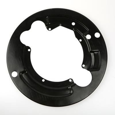 China Metal Trailer Axle Parts Dust Cover For etc Drum Brakes 13T 16T Brake Drum Cover semi for sale