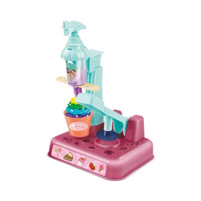 China Colorful Ice Cream And Clay Ice Cream And Noodle Play Noodles Making Game Playdough Magic Toy for sale