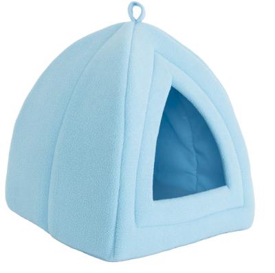 China Fashionable cuteRemovable Cushioned Self-heating Comfortable Self-heating SOFT House Factory Made Heating Pillow Kitten Beds Cat Hut Pet Tent for sale