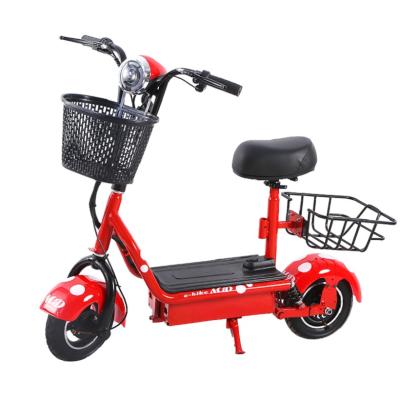 China Cheap mini parent-child 10 inch 350w folding ebike electric bicycle for sale