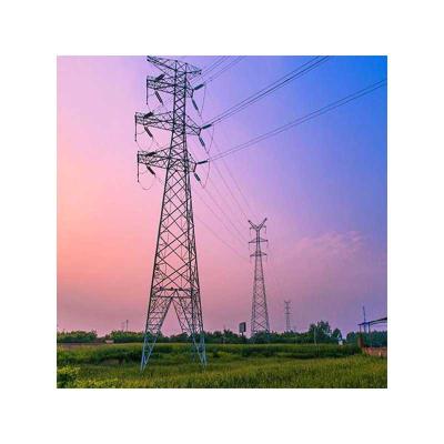 China Polygonal or tapered power transmission tower steel pipe shaped steel lattice tower lattice tower for sale