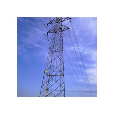 China Factory supply direct transmission line Polygonal or tapered Electric Power steel angle tubular tower for sale