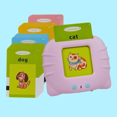 China Best Selling Wholesale Early Education Device Kids Toys Plastic Card Portable Reading Machine For Toddlers 0-4 Years Old for sale