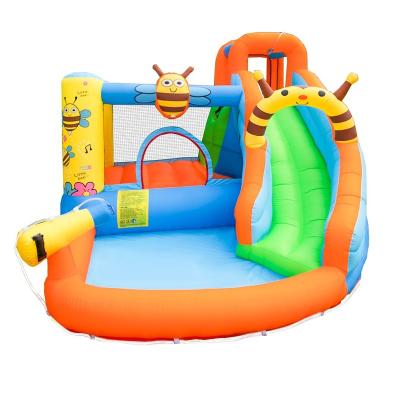 China PVC Kids Playground Water Park Inflatable Water Slide Castle Bouncing Castles For Party Supply Birthday for sale