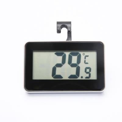 China ABS+LCD+PCB Foldable Indoor Temperature and Humidity Temperature and Humidity Stand Monitor with Hook Magnet on the Back for sale