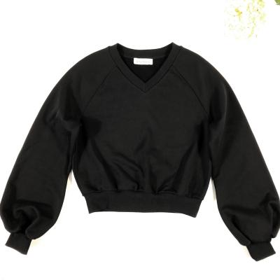 China QUICK DRY Wholesale Fashion Casual Custom Women's Crewneck Sweater Fleece Sweater Fleece for sale