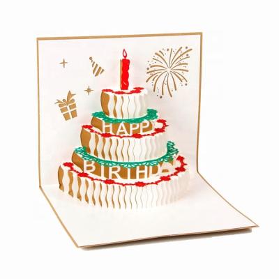 China Viet Nam Stationery Supermarket Sales Paper Laser Cut Happy Birthday Gift Vouchers for sale