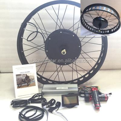 China DIY 48v 1500w tricycle factory price fat tire electric bike kit made in china hub motor 500w 1000w 1200w 2000w for sale