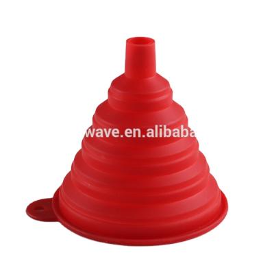 China Sustainable Quality Silicone Or Stainless Steel Funnel For Kitchen Utensils And Gadgets for sale