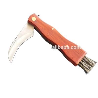 China Quick-Change Hog Hair Brush Mushroom Knife With Wooden Handle for sale