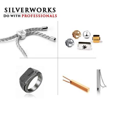 China High Quality Professional Manufacturer of Custom Casting Silver Jewelry 925 Sterling Silver Casting for sale