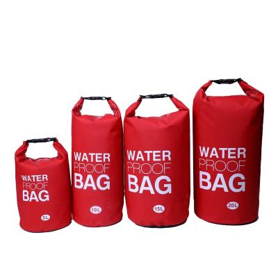 China Wholesale Custom Logo Waterproof Dry Bag Camping Activity With Cylinder Office Compression PVC Dry Bag for sale