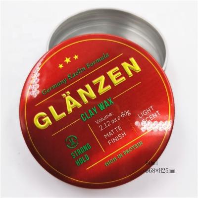 China Round 68*25mm 60ml 60g Aluminum Tin Aluminum Jar Cosmetic Tin Customized Printing With Embossed Logo On The Lid for sale