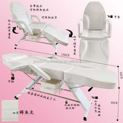 China Acupuncture xinchaoBeauty Nail Art Micro-finishing Teeth Tattoo Bed Sting Table Massager Thickening Expanded Iron Sheet Bed for sale