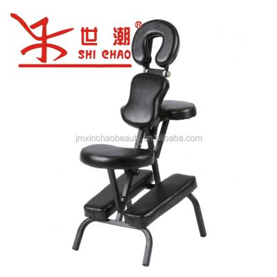 China Folding Minimalist Portable Back Tattoo Therapy Health Push Up Table Massage Chair Acupuncture Scraping Therapy for sale