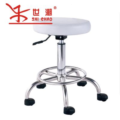 China (Height) Adjustable Head Chair, Office Stool Salon Chair Tattoo Plastic PP Chair Sneak Foot for sale