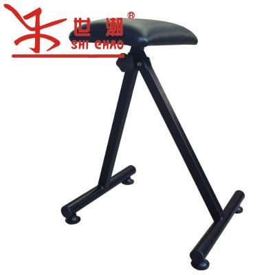 China Furniture Professional Disposable Heavy Duty Black Metal Adjustable Arm Rest Leg Support Tattoo Armrest for sale