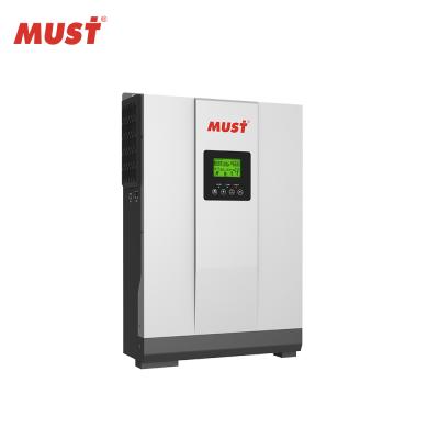 China MUST hybrid inverter 3.2kw to 5.2kw solar inverter without battery wifi inverter 272*355*100MM; 295*528*12MM1 for sale